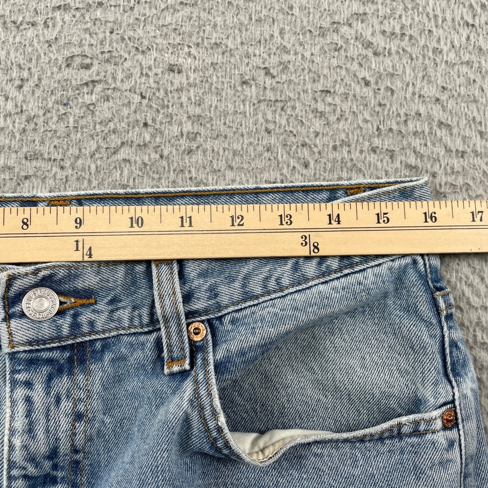 Levi's 90s Jeans Mens 34x32 Blue 505 Regular Fit Straight Leg Denim 100% Cotton - Picture 6 of 10